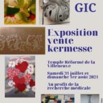 Exposition vente kermesse été 2021