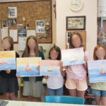 les enfants à la découverte de l'aquarelle
